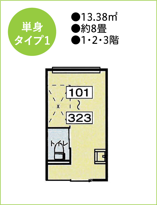 住宅型有料老人ホーム燦燦 単身タイプ1